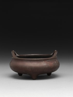 图片[1]-Copper bridge ear breast foot furnace-China Archive